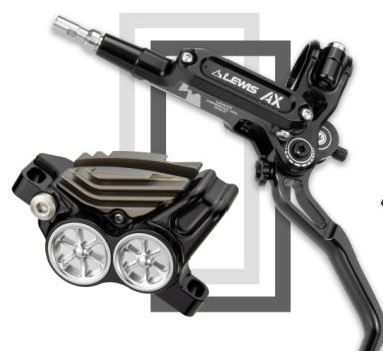 Lewis Bremsenset AX schwarz